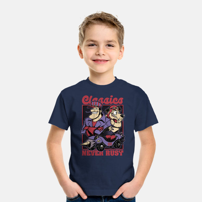 Racer Cartoon Villain-Youth-Basic-Tee-Studio Mootant