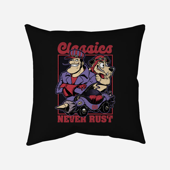 Racer Cartoon Villain-None-Removable Cover w Insert-Throw Pillow-Studio Mootant