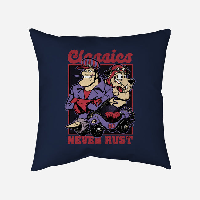 Racer Cartoon Villain-None-Removable Cover w Insert-Throw Pillow-Studio Mootant
