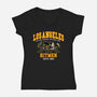 Los Angeles Hitmen-Womens-V-Neck-Tee-demonigote