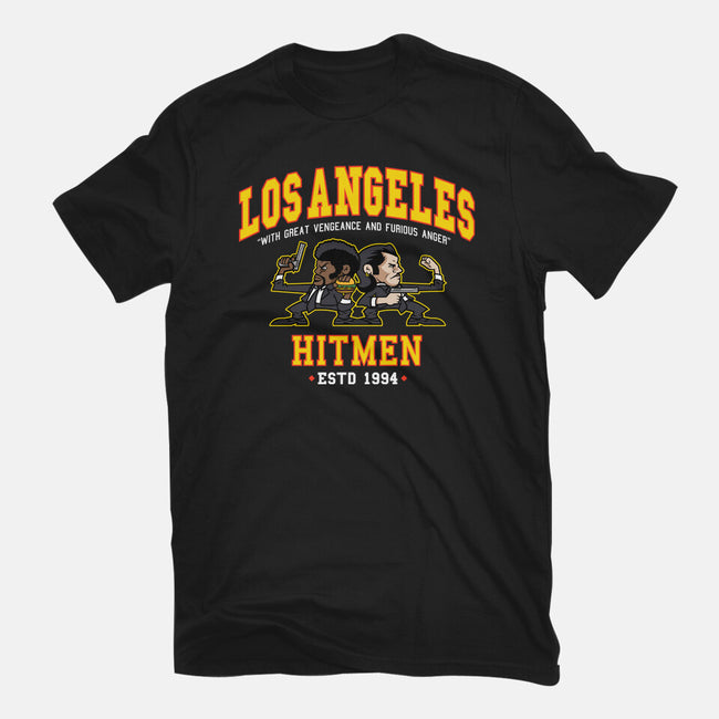 Los Angeles Hitmen-Unisex-Basic-Tee-demonigote