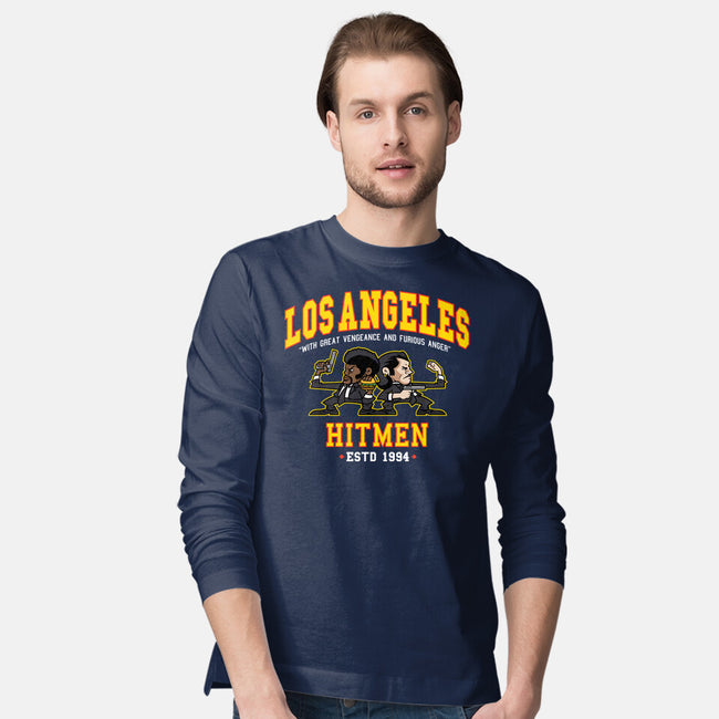 Los Angeles Hitmen-Mens-Long Sleeved-Tee-demonigote