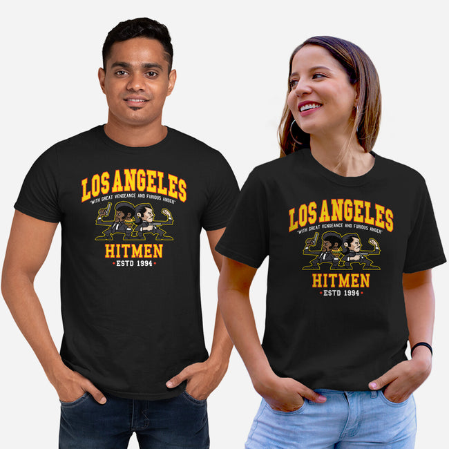 Los Angeles Hitmen-Unisex-Basic-Tee-demonigote