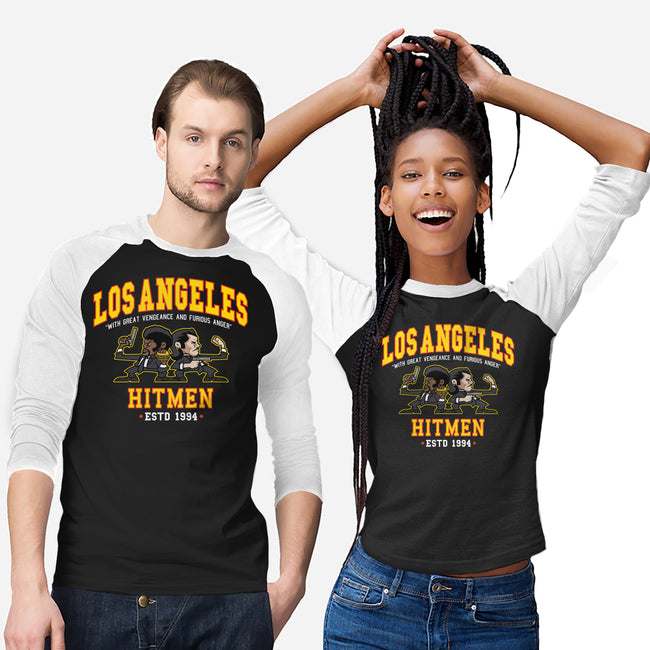 Los Angeles Hitmen-Unisex-Baseball-Tee-demonigote