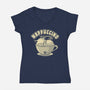Nappuccino-Womens-V-Neck-Tee-erion_designs