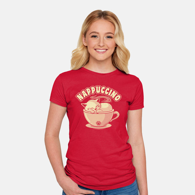 Nappuccino-Womens-Fitted-Tee-erion_designs