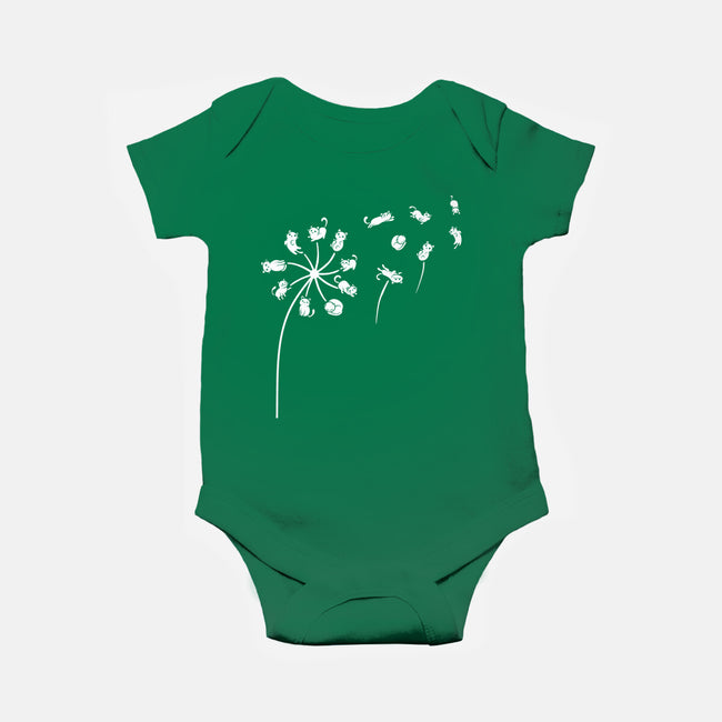 Cat Flower-Baby-Basic-Onesie-erion_designs