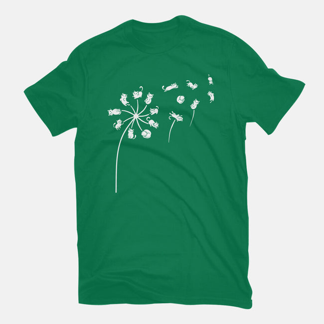 Cat Flower-Mens-Basic-Tee-erion_designs