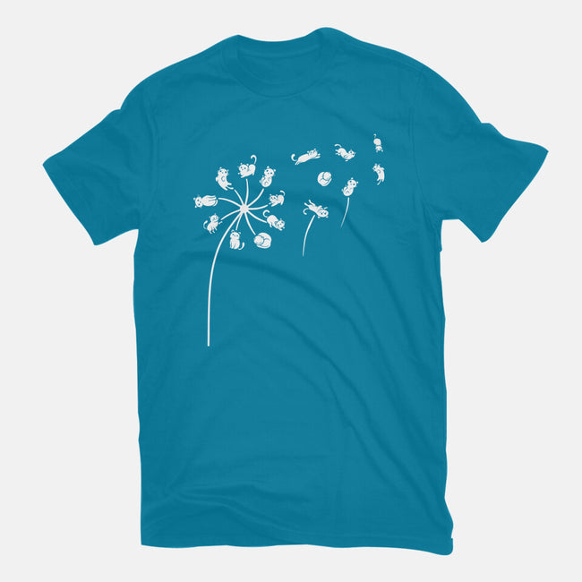 Cat Flower-Mens-Basic-Tee-erion_designs