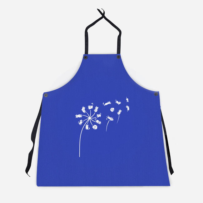 Cat Flower-Unisex-Kitchen-Apron-erion_designs