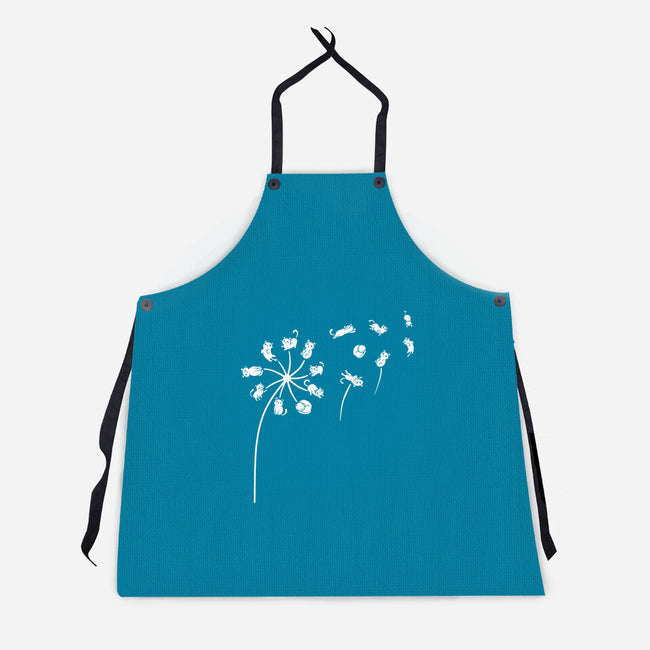 Cat Flower-Unisex-Kitchen-Apron-erion_designs