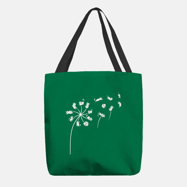 Cat Flower-None-Basic Tote-Bag-erion_designs