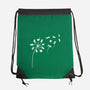 Cat Flower-None-Drawstring-Bag-erion_designs