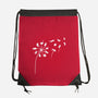 Cat Flower-None-Drawstring-Bag-erion_designs