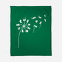 Cat Flower-None-Fleece-Blanket-erion_designs