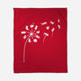 Cat Flower-None-Fleece-Blanket-erion_designs