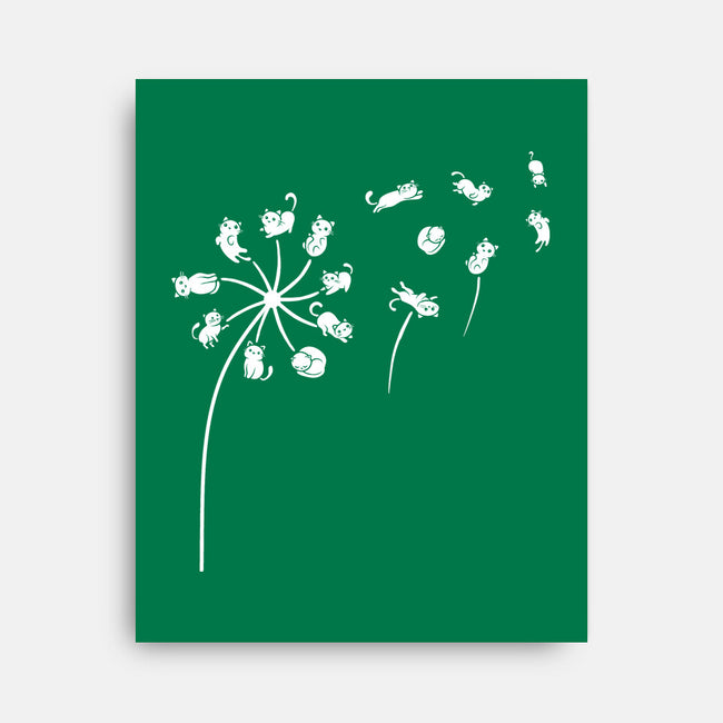 Cat Flower-None-Stretched-Canvas-erion_designs