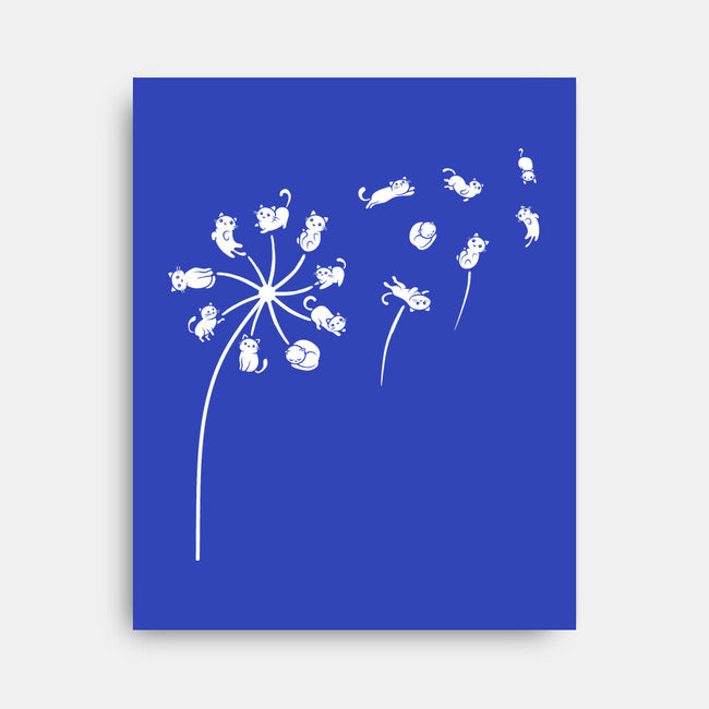 Cat Flower-None-Stretched-Canvas-erion_designs