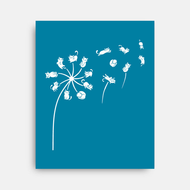Cat Flower-None-Stretched-Canvas-erion_designs