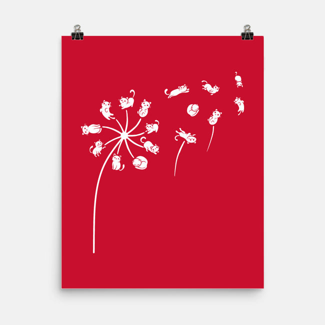 Cat Flower-None-Matte-Poster-erion_designs