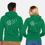 Cat Flower-Unisex-Zip-Up-Sweatshirt-erion_designs
