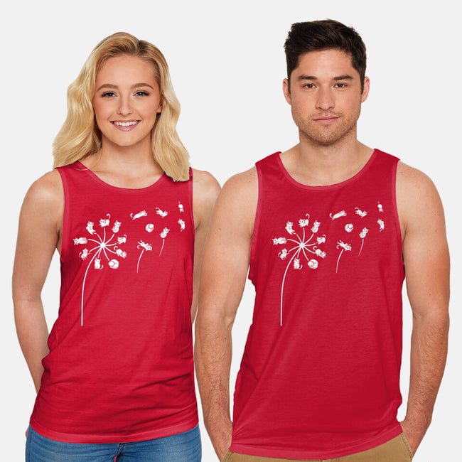 Cat Flower-Unisex-Basic-Tank-erion_designs
