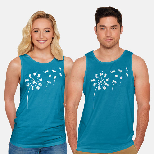 Cat Flower-Unisex-Basic-Tank-erion_designs