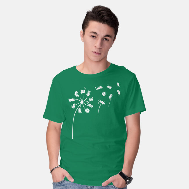 Cat Flower-Mens-Basic-Tee-erion_designs