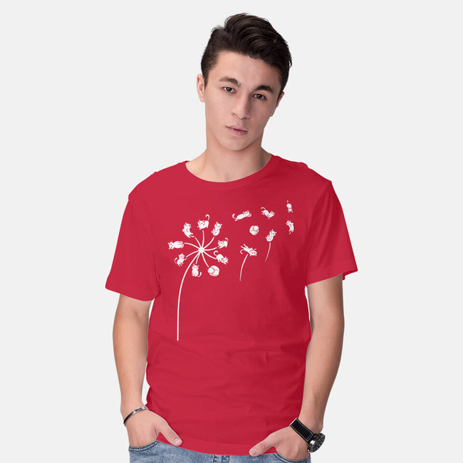 Cat Flower-Mens-Basic-Tee-erion_designs