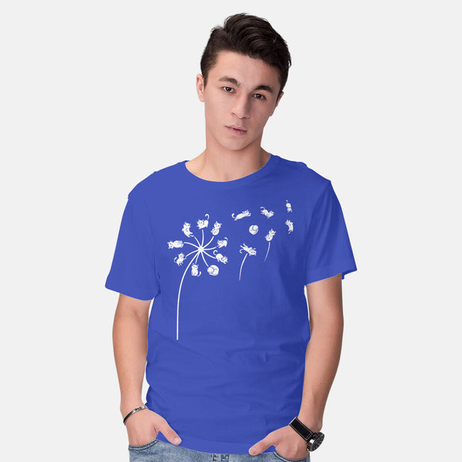 Cat Flower-Mens-Basic-Tee-erion_designs