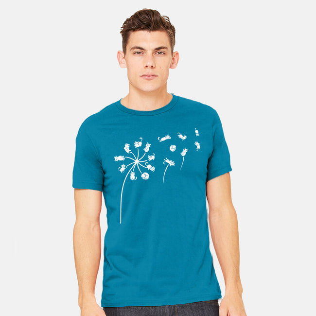 Cat Flower-Mens-Heavyweight-Tee-erion_designs