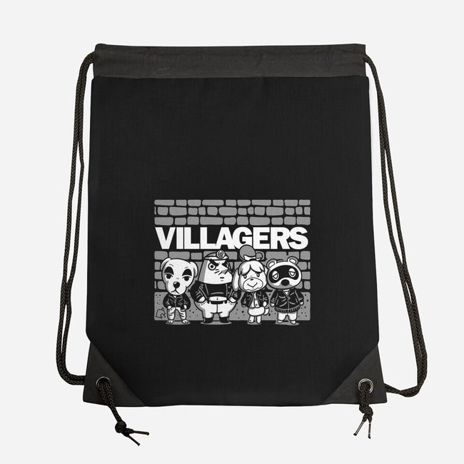 Punk Villagers-None-Drawstring-Bag-demonigote