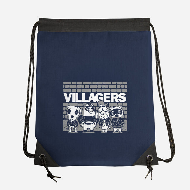 Punk Villagers-None-Drawstring-Bag-demonigote