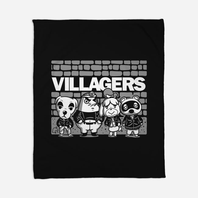 Punk Villagers-None-Fleece-Blanket-demonigote