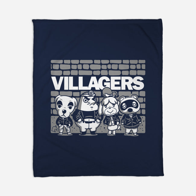 Punk Villagers-None-Fleece-Blanket-demonigote