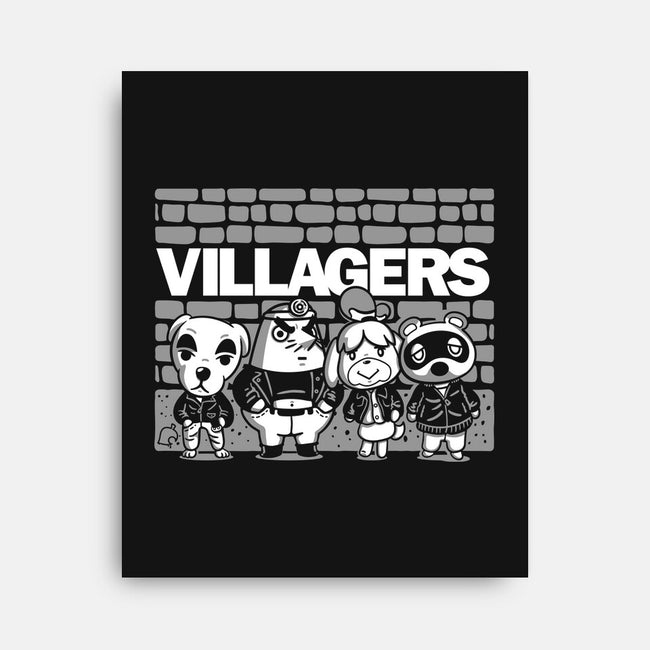 Punk Villagers-None-Stretched-Canvas-demonigote