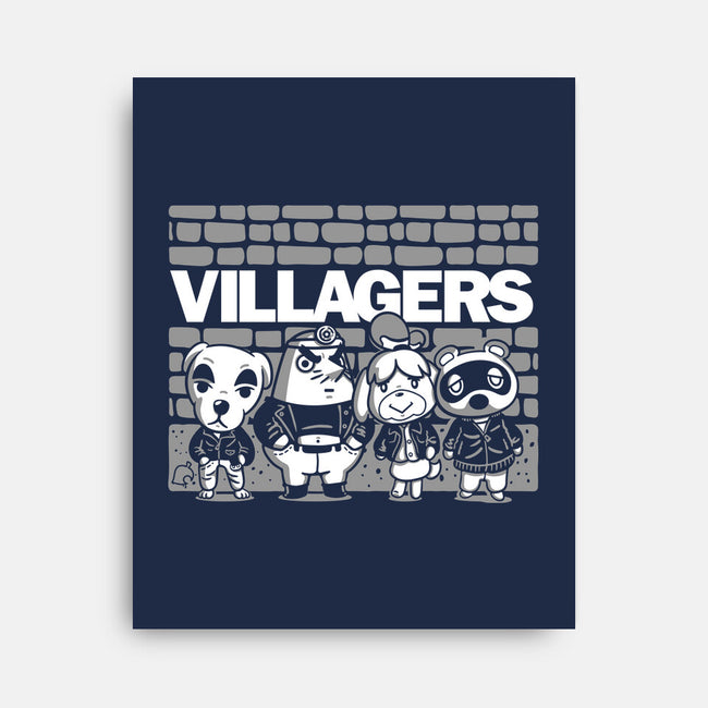 Punk Villagers-None-Stretched-Canvas-demonigote