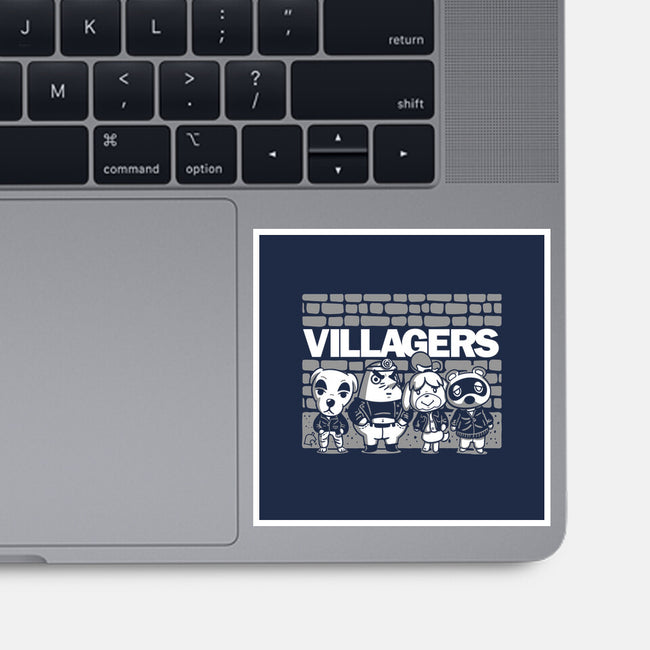 Punk Villagers-None-Glossy-Sticker-demonigote