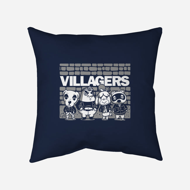 Punk Villagers-None-Removable Cover w Insert-Throw Pillow-demonigote