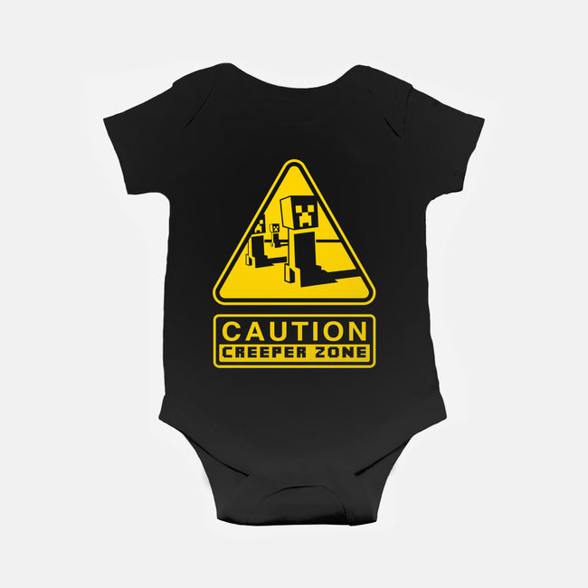 Danger Creeper-Baby-Basic-Onesie-demonigote