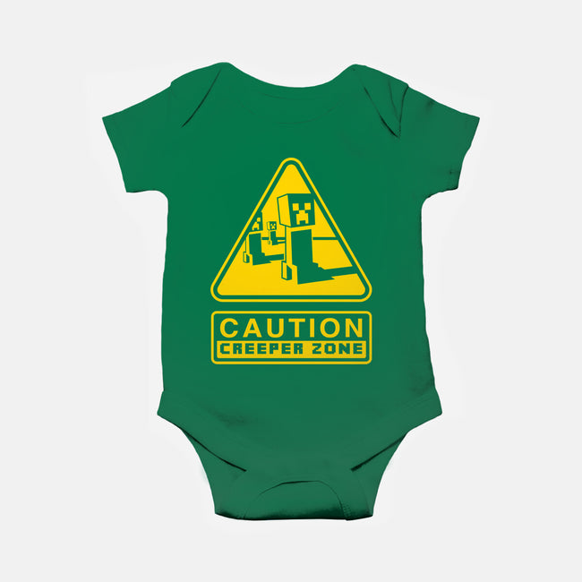 Danger Creeper-Baby-Basic-Onesie-demonigote