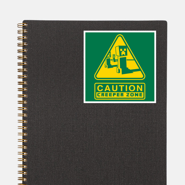Danger Creeper-None-Glossy-Sticker-demonigote