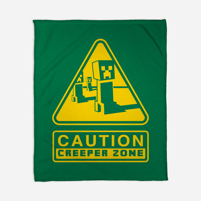 Danger Creeper-None-Fleece-Blanket-demonigote