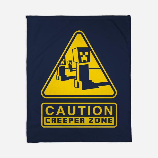 Danger Creeper-None-Fleece-Blanket-demonigote