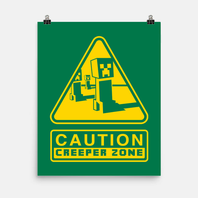Danger Creeper-None-Matte-Poster-demonigote