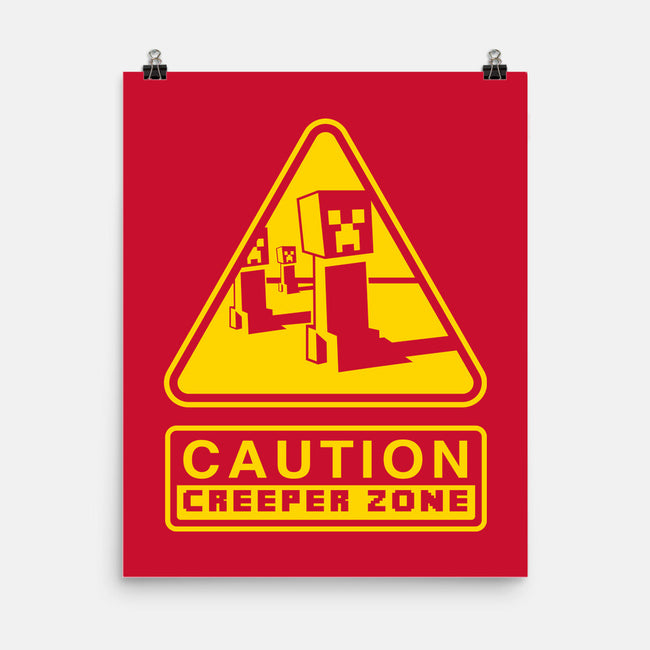 Danger Creeper-None-Matte-Poster-demonigote