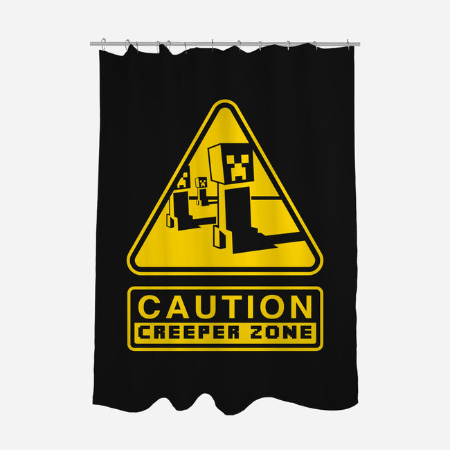 Danger Creeper-None-Polyester-Shower Curtain-demonigote