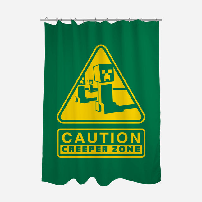 Danger Creeper-None-Polyester-Shower Curtain-demonigote