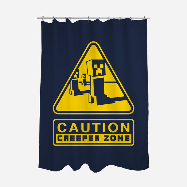 Danger Creeper-None-Polyester-Shower Curtain-demonigote