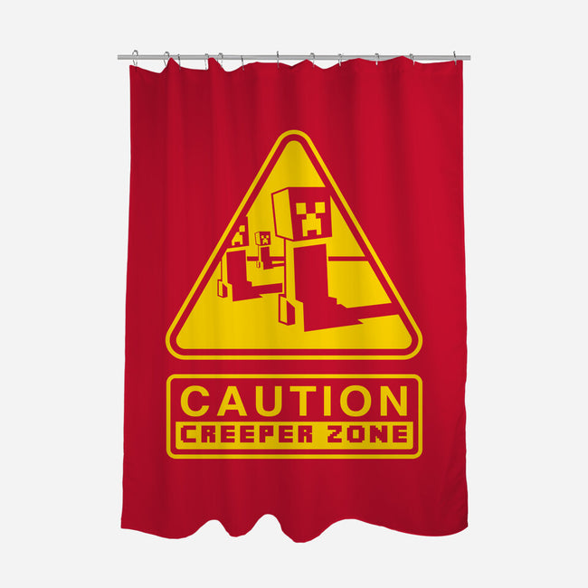 Danger Creeper-None-Polyester-Shower Curtain-demonigote